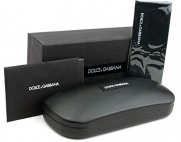 Dolce & Gabbana Black Leather Small Case,Outside Case,Certificate,Cloth