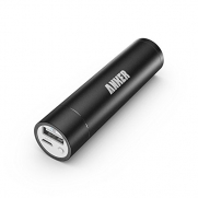 Anker® 2nd Gen Astro Mini 3200mAh Ultra-Compact Portable Charger Lipstick-Sized External Battery Power Bank with PowerIQ™ Technology for iPhone 6 5s 5c 5 4S, Galaxy S5 S4 S3 Note 3, 4, Nexus 4, HTC One M8, Nokia Lumia 520, 1020 and Other Smartphones (B