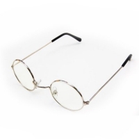 QLook John Lennon Silver Frame/ Clear Lens Sunglasses