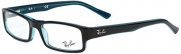 Ray-Ban RX5246 Eyeglasses Turquoise on Turquoise / Grey 50mm