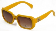 Belle Donne Optical Eyewear Women's Color Combination Two Tone Yellow Red Framed Sunglasses