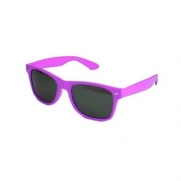 Vintage Wayfarer Style Sunglasses Dark Lenses Purple Frame