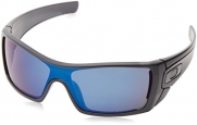 Oakley mens Batwolf OO9101-36 Iridium Polarized Sport Sunglasses,Matte Black Ink,55 mm