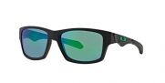 Oakley Men 1131679001 Black/Green Sunglasses 56mm
