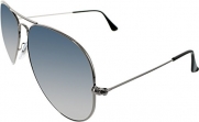 Ray-ban Aviator Tm Large Metal Rb3025 Sunglasses 004/78 Gunmetal Crystal Polar Blue Grad.grey 62 14 140