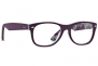 Ray Ban RX5184 New Wayfarer Eyeglasses-5408 Top Violet On Texture-50mm