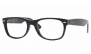 Ray Ban Eyeglasses RX5184 2000 Shiny Black/Demo Lens, 50mm