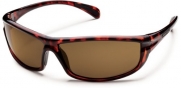 Suncloud King Polarized Sunglasses, Tortoise Frame, Brown Polycarbonate Lenses