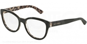 Dolce & Gabbana Enchanted Beauties Eyeglasses DG3209 2857 Top Black/Leo 53 18 140