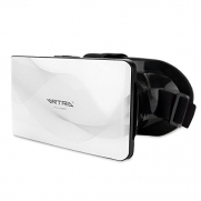 Virtual Reality VR TRID Screen Headset D601 3D Glasses for Mobile Smartphone (White)