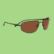 Serengeti Levanto Sunglasses (Drivers Polarized, Satin Dark Brown)