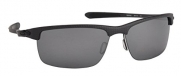 Oakley Men's Carbon Blade Rectangular Eyeglasses,Carbon Fiber,Black Iridium Polarized, 66 mm
