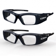 True Depth 3D® Firestorm XL Premium Quality DLP-LINK Rechargeable 3D Glasses with SteadySync (TM) Technology (2 Pairs)