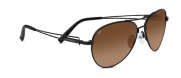 Serengeti Brando Sunglasses, Satin Black Frame, Drivers Gradient Lens