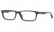 Ray-Ban Men's Rx5277 Rectangular Eyeglasses,Shiny Black,52 mm