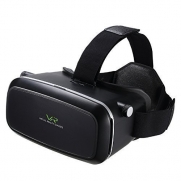 2016 New Version 3D VR Virtual Reality Glasses Headset with Head-mounted Headband and NFC Tag for 4.5-6.0 Inch Smartphones for 3D Movies and Games,Google, iPhone, Samsung Note, LG, HTC, Moto