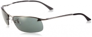 RayBan RB3183 004/71 Gunmetal Frame, Green Lenses Sunglasses
