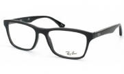 Ray-Ban Men's Rx5279 Square Eyeglasses,Shiny Black,53 mm