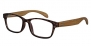 EyeBuyExpress Wayfarer Amber Tortoise Reading Glasses Magnification Strength 1