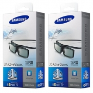 Branded New 2 x Samsung SSG-5150GB for D,E, ES, F Series TV Active 3D Glasses