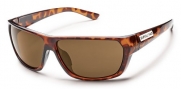 Suncloud Feedback Polarized Sunglasses, Tortoise Frame, Brown Polycarbonate Lenses