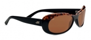 Serengeti Cosmopolitan Bella Sunglasses, Polarized Drivers, Shiny Black Cork
