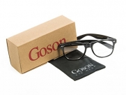 Goson Vintage Wayfarer Style UV Protective Clear Lense Sunglasses