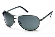 Suncloud Optics Aviator Sunglasses (Gunmetal with Gray Polarized Lens)