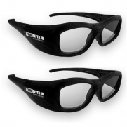 True Depth 3D® RECHARGEABLE Glasses for Panasonic 3D TVs! Compatible with Infrared and Bluetooth! (2 Pairs)