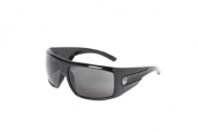 Dragon Shield Sunglasses, Jet, Grey Polarized