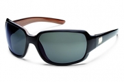 Suncloud Optics Cookie Sunglasses (Black Backpaint with Gray Polarized Polycarbonate Lens)