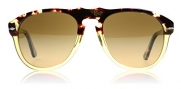 Persol Sunglasses (PO0649) Yellow/Brown Acetate - Polarized - 54mm