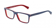 Dolce & Gabbana Urban Eyeglasses DG3207 1872 Top Blue On Matte Red 53 16 140