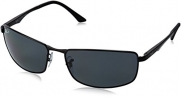 Ray-Ban Sunglasses RB3498 006/81 Matte Black Polar Gray 64 17 135
