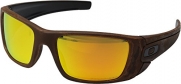 Oakley Mens Fall Out Fuel Cell Sunglasses, Rust Decay/Fire Irid Polar, One Size