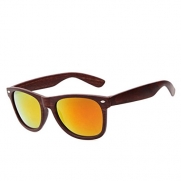 Y-H Wayfarer For Unisex Wood Frame Outdoor Activity Style Classic Colorful Lovers Sunglasses(C10)