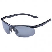 Gray Memory Mens Polarized TR90 Mg-Al Cycling Sports Cool Sunglasses(K3)