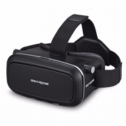 Virtual Reality Headset, SIDARDOE 3D VR Glasses for iPhone 6 6s Plus Samsung HTC Sony and Other Android Smartphones Black