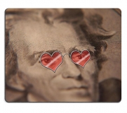 Luxlady Gaming Mousepad Very funky president IMAGE ID 834893