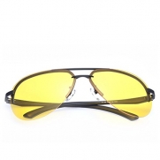 Y-H Men's Driver Special Night Use Anti-Glare Goggles Polarize Sunglasses(C2)