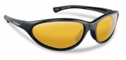 Flying Fisherman Calcutta Polarized Sunglasses (Matte Black Frame,Yellow-Amber Lenses)