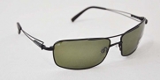 Serengeti Eyewear Sunglasses Dante 8457 Satin Black Green Polarized Lens