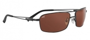 Serengeti Wire-Flex Sunglasses, Black Pearl with Polarized Lens