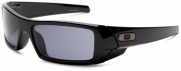 Oakley Men's GasCan Sunglasses,Polished Black Frame/Grey Lens,One Size