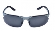 Bronze Times(TM)Sports Sunglasses Polarized Glasses w/ TR90 Elastic Frame + Glasses Box + Cleanning Cloth- light grey/grey