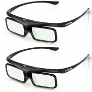 True Depth 3D® Firestorm BT Glasses for Bluetooth Sharp 3D TVs (2013 and Beyond) 2 Pairs!