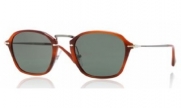 Persol 3047 957/31 Corrugated Brown 3047 Wayfarer Sunglasses Lens Category 3