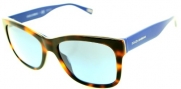 Dolce&Gabbana DG4158P Sunglasses-27068F Havana/Blue (Gray Blue Grad Lens)-55mm
