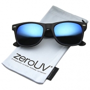 zeroUV ZV-8025-04 Wayfarer Sunglasses, Black, 58 mm