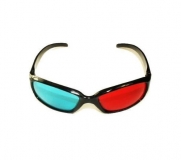 Anaglyph Pro-Ana(TM) Plastic 3D Glasses - HIGHEST QUALITY - Red & Cyan